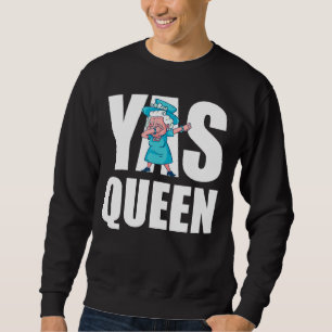 Vintag Queen Sunglasses British Crown Union Jack Sweatshirt