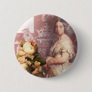 Vintag Queen Victoria Button