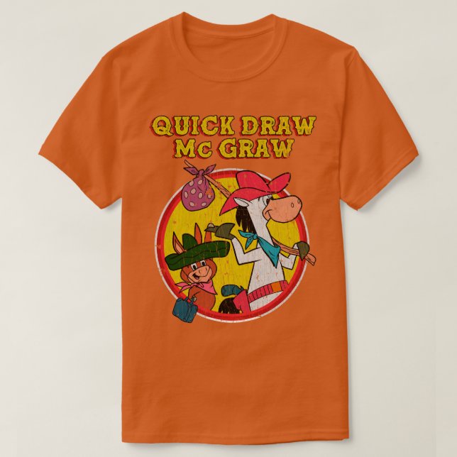 Vintag Quick Zeichn McGraw T-Shirt (Design vorne)