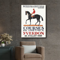 Vintag Race Horse Derby Jockey Reitsportler