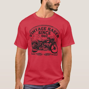 Vintag Racer Seit 1962 Retro Motorrad Motorrad T-Shirt