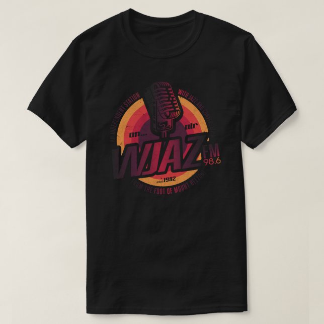 Vintag Radio WJAZ Essential T - Shirt (Design vorne)
