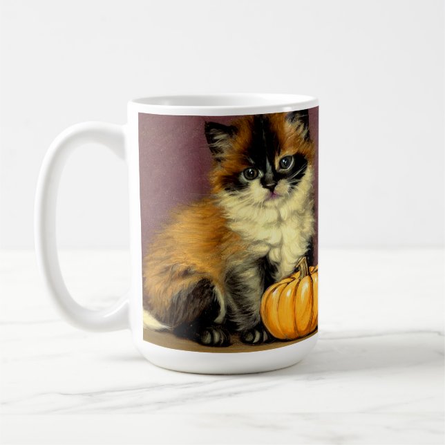 Vintag Ragdoll Halloween Cat Kaffeetasse (Links)