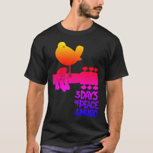 Vintag Rainbow Woodstock Music Fest T - Shirt