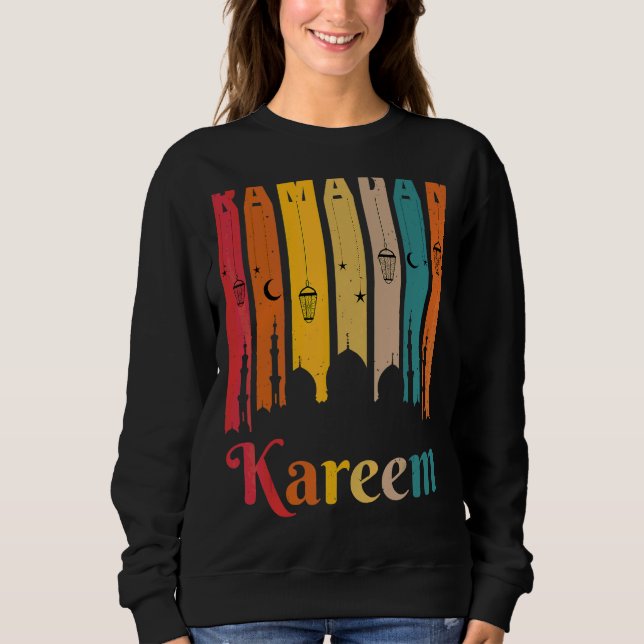 Vintag Ramadan Kareem Cool Fasting 2022 Islamic Sweatshirt (Vorderseite)