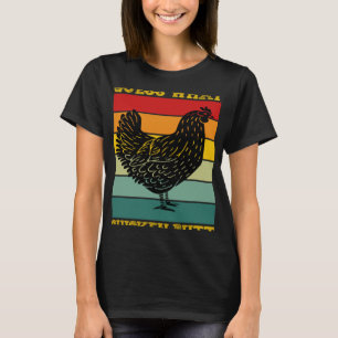 Vintag Ratet, was Hühner-Hintern-Farm Hühner-Hinte T-Shirt