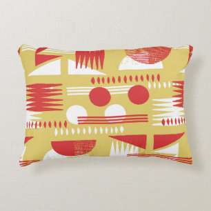 Vintag rauchloser abstrakter geometrischer Stil  Dekokissen