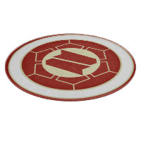 Vintag Red Beige Japan Hattori Kamon Oriental