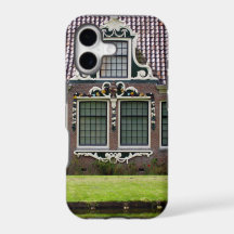 Vintag Red Green Zaan Windmill Museum Holland