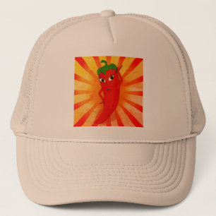 Vintag Red Pepper Superstar Truckerkappe