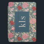 Vintag Red Pink Floral William Morris Monogram iPad Pro Cover<br><div class="desc">Dieses schlichte und dennoch elegante Design besticht durch ein dunkles,  elegantes und in Rot und Rosa inspiriertes Blumenmuster. Schützen Sie Ihr iPad Tablett stilvoll. Fügen Sie einen Namen hinzu,  um ihn zu personalisieren. Macht ein großartiges Weihnachts- oder Muttertagsgeschenk. Erstellt von der einfachen Farmhouse Press.</div>