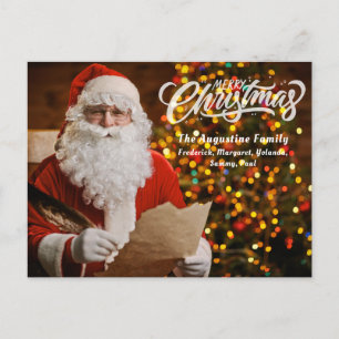 Vintag Red Santa Claus Frohe Weihnachten