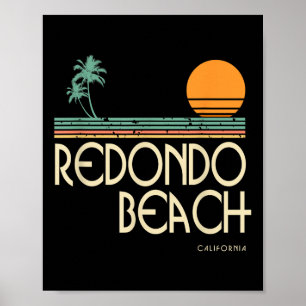 Vintag Redondo Beach California Poster
