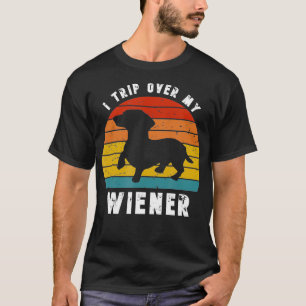 Vintag reise ich über meine Weiner Funny Dackel We T-Shirt
