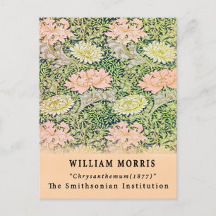 Vintag Remix William Morris Chrysanthemum Postkarte