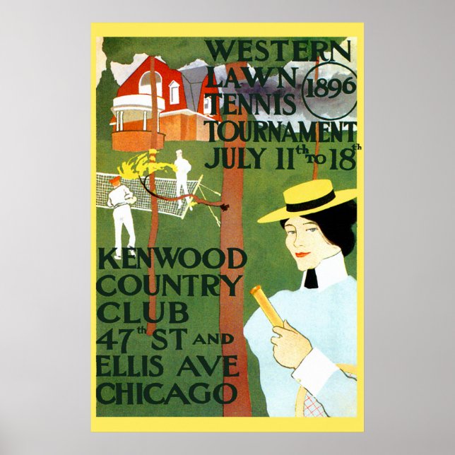 Vintag Reproduction Chicago Poster (Vorne)