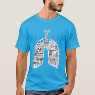 Vintag Respiratorische Remissionen Lungenkunst T-Shirt