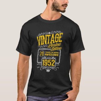 Vintag Retro 1952 70 Jahre Phantastisch 70. Tag T-Shirt