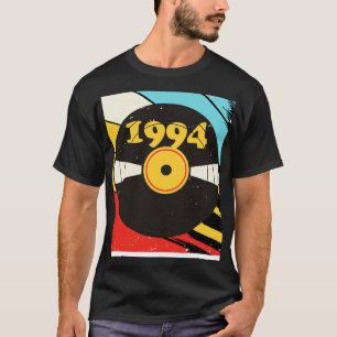 Vintag Retro 1994 Geburtstag Shirt Vinyl Music