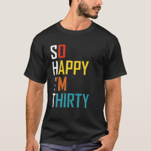 Vintag Retro 30th Birthday Gift Idea - Funny 30 Y T-Shirt