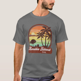 Vintag Retro 70er 80er Amelia Island Florida Beach T-Shirt