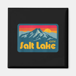 Vintag Retro 70er 80er Salzsee Utah Gebirge Magnet
