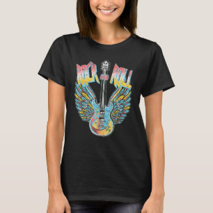 Vintag Retro 80er Rock & Roll Music Electric Guita T-Shirt