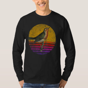 Vintag Retro American Robin Bird T-Shirt