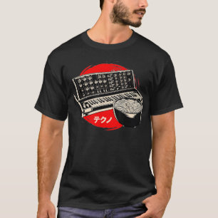 Vintag Retro Analog Japanischer Synthesizer Ra T-Shirt