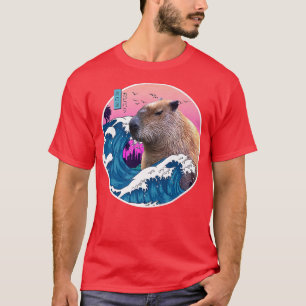 Vintag Retro Ästhetik Japan Great Wave Wild Niedli T-Shirt