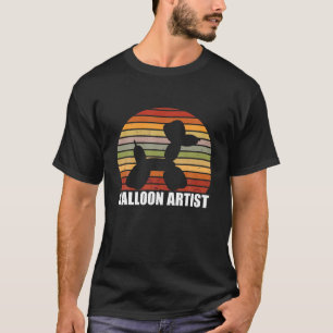 Vintag Retro Ballon Künstlerballon Twimming Ball T-Shirt