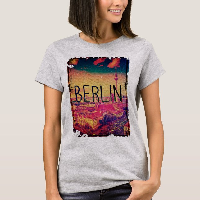 Vintag Retro Berlin T-Shirt (Vorderseite)
