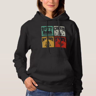 Vintag Retro Best Chicken Mother Ever Bauer Fame Hoodie