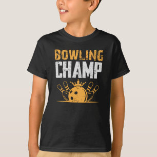 Vintag Retro Bowling Champ Sport Boys' T-Shirt