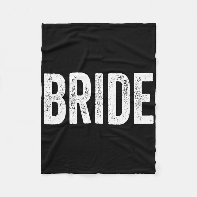Vintag Retro Bride Bridal Junggeselinnen-Abschied  Fleecedecke (Vorderseite)