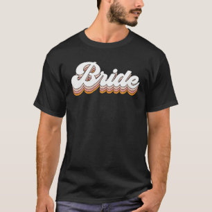 Vintag Retro Bride Bridal Junggeselinnen-Abschied  T-Shirt