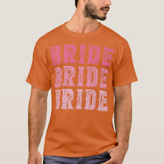 Vintag Retro Bride Rodeo Cowgirl Bachelorette Par T-Shirt