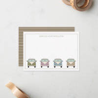 Vintag Retro Camper Personalisiert