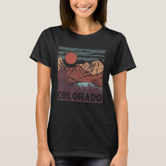 Vintag Retro Colorado Albergo Colorado T-Shirt