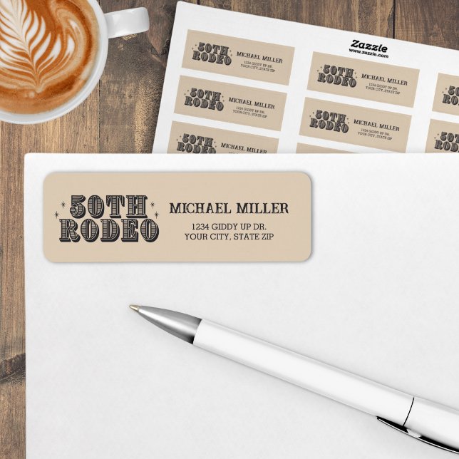 Vintag Retro Cowboy Rodeo 50. Geburtstagsparty (Von Creator hochgeladen)