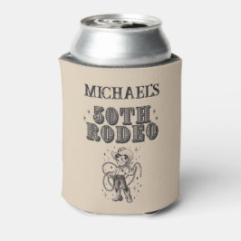 Vintag Retro Cowboy Rodeo 50. Geburtstagsparty Dosenkühler