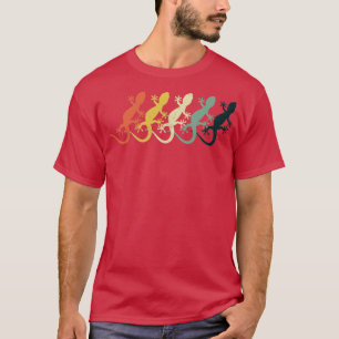 Vintag Retro Created Gecko tee lustig Gecko hangin