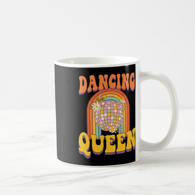 Vintag Retro Dancing Queens Junggeselinnen-Abschie Kaffeetasse (Rechts)