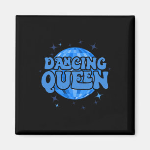 Vintag Retro Dancing Queens Junggeselinnen-Abschie Magnet