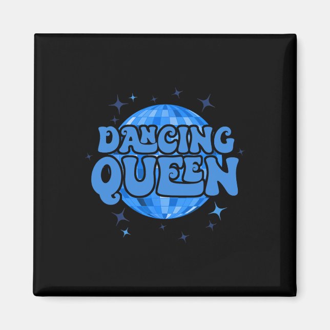Vintag Retro Dancing Queens Junggeselinnen-Abschie Magnet (Vorne)