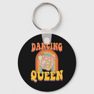 Vintag Retro Dancing Queens Junggeselinnen-Abschie Schlüsselanhänger