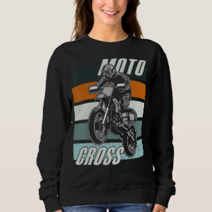 Vintag Retro Dirtbike Motocross Mx Sweatshirt