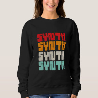 Vintag Retro Electronic Music Synth Sweatshirt