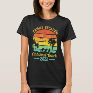 Vintag Retro Familienurlaub 2022 California Carl T-Shirt