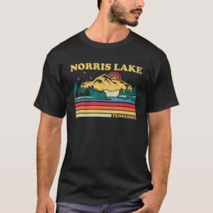Vintag Retro Familienurlaub Tennessee Norris Lak T-Shirt